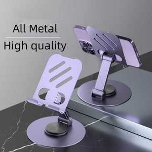Factory Ready Stock Metal Mobile Phone <strong>Tablet</strong> <strong>Stand</strong> 360 Rotation Portable Folding <strong>Tablet</strong> Phone Holder Portable <strong>Tablet</strong> <strong>Stand</strong> - Product Image 1