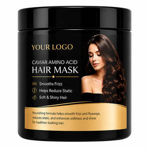 Crème capillaire professionnelle de luxe biologique naturelle au <span class=keywords><strong>caviar</strong></span> et aux acides aminés pour la réparation et le lissage des cheveux - Product Image 6
