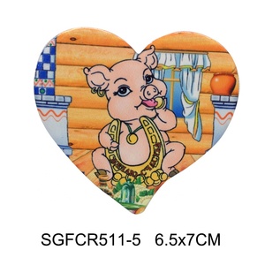 SGFCR511 Nam Châm Tủ Lạnh Bằng Gốm Hình Trái Tim - Product Image 6