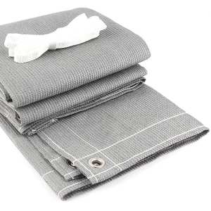 Hauteur 1m/2m gris soleil Shad Net 95% jardin Net <span class=keywords><strong>balcon</strong></span> écran de confidentialité Patio toit extérieur perforé épaissi Protection de la vie privée - Product Image 1