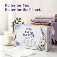 Lembaran Pelembut Pakaian Sekali Pakai Beraroma Lavender Ramah Lingkungan