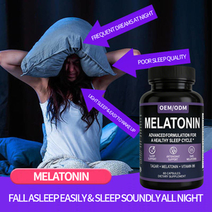 Cápsulas de Melatonina Pura 500mg, Grado Alimenticio, Vitaminas Naturales, Apoyo para el Sueño, Suplementos Herbales para Adultos, Salud Articular y de la Piel - Product Image 2