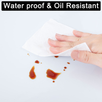 HuiHe OEM Sets de table rectangulaires transparents en PP résistant à la chaleur, faciles à nettoyer, anti-rayures, résistants à l'eau