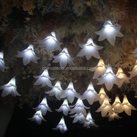 Lustre suspendu LEDA pour décoration de plafond de mariage, motif lys, petit modèle à 10 têtes, pour salle de mariage et décoration intérieure