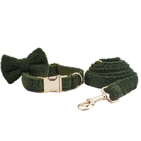 Produits les plus populaires pour l'ensemble collier et laisse pour animaux de compagnie en velours, luxe, écologique, avec nœud