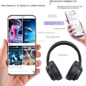 Hiện Đại X1 Pro Ai Thông Minh Thể Thao Tai Nghe Với Màn Hình Cảm Ứng Cho <span class=keywords><strong>Bluetooth</strong></span> Neck-Treo Giảm Tiếng Ồn LED Chỉ Số Pin - Product Image 4