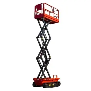 4m-16m Pin điện thoại di động điện tự hành Scissor Lift để bán