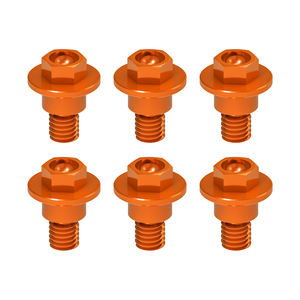 Vis de protection de fourche avant NICECNC M6*12 6 pièces pour <span class=keywords><strong>KTM</strong></span> 250 300 <span class=keywords><strong>350</strong></span> 450 500 SXF XC <span class=keywords><strong>EXC</strong></span> 2000-2020 2021 <span class=keywords><strong>2022</strong></span> - Product Image 1