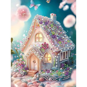 5D DIY ألماس فن الرسم مجموعات الفن الخيالية المنازل المناظر الطبيعية فسيفساء تطريز المنزل تزيين المنزل هدية للأطفال