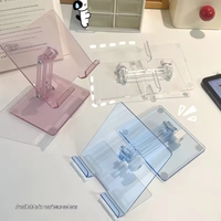 Support de téléphone en acrylique à faible MOQ, réglable en hauteur et en angle, pliable, vierge, pour présentation de produits en magasin