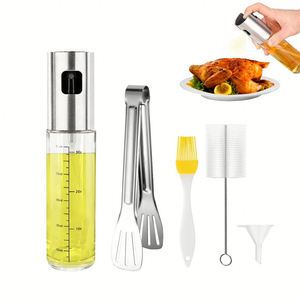 Lot de 5 pulvérisateurs d'huile d'olive en verre pour cuisine, flacons vaporisateurs d'huile pour cuisson et pâtisserie - Product Image 1