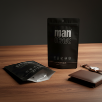 Sachet Doypack de qualité alimentaire à faible MOQ avec fermeture éclair et impression hélio pour l'emballage de sous-vêtements masculins