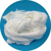 Hilos de Fibra de Nailon Brillante, Hilos de Poliamida Cruda Blanca en 3D