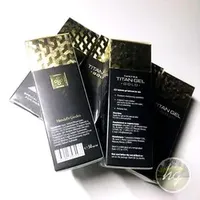 Crema para Agrandar el Pene Titan Gel Gold en Tubo Negro al por Mayor, Fórmula Strong Man Maxman, Origen China, Ayuda a los Hombres a Lograr un Crecimiento Efectivo