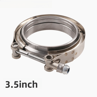 Collier de serrage rapide en acier inoxydable 304 de type V pour tuyau d'échappement de modification automobile