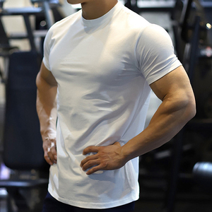Hot Selling Workout Athletics Men <b>Tshirt</b> <b>Polyester</b> Spandex 180 Gsm Gym Fitness Oversized t Shirt Casual Sports Men's T-shirts - Product Image 6
