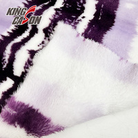 Tissu polaire en flanelle imprimé bulles coloré, anti-boulochage, 100 % polyester, design classique populaire Kingcason pour vêtements