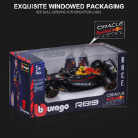 Bburago 1:43 Saison 2024 Modèle Réduit en Alliage de Voiture Max Verstappen Jouet Moulé Sous Pression Formule 1 Benz W15 McLaren MCL38 Redbull RB20 F1 SF-24