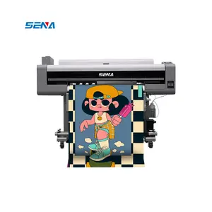 Remote Control Continuous 3D Roll Poster Fabric Leather Printer LED Scanning UV Wide Format Epson Printer Large Format Printer