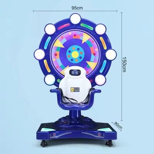 Công viên giải trí trong nhà 220V kim loại nhựa hoạt động bằng đồng xu trò chơi mini Kiddie đi xe Xoay Vòng Đu Quay cho trung tâm mua sắm - Product Image 4