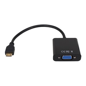 <b>Mini</b> HDMI To VGA Adapter Converter For Computer Projector Monitor <b>TV</b> Display - Product Image 1