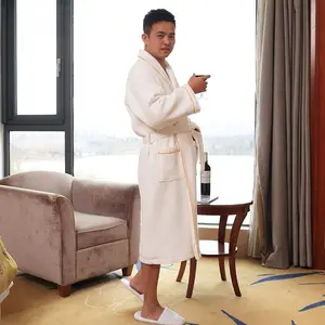 Высококачественный вафельный банный халат кимоно Банный халат с индивидуальным логотипом хлопковый оздоровительный спа-Отель Роскошные халаты женский Вафельный Халат
