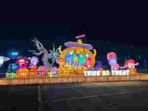 Linterna de Año Nuevo Festival decorativo Show linternas de papel voladoras gigantes Animal impermeable Linterna de seda china China - Product Image 2