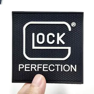 AOSHENG may tùy chỉnh PVC cao su vá không có tối thiểu 3D mềm PVC các bản vá lỗi Silicone các bản vá lỗi - Product Image 4