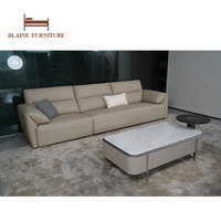 BLAINE 오리지널 310 공장 도매 거실 가구 전기 소파 소파 정품 가죽 스트레이트 디자인 안락 의자 소파
