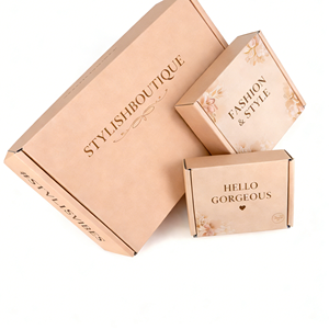 Caja de Envío para Camisetas, Cajas de Embalaje para Comercio Electrónico, Caja de Cartón Corrugado Tipo E con Cierre Automático, Fabricante Personalizado - Product Image 5