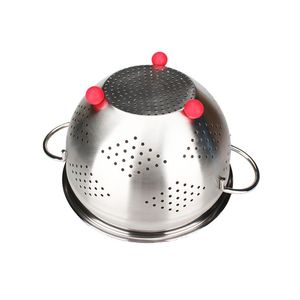 Colador de drenaje de grado alimenticio de acero inoxidable 18/8 de calidad superior para lavado de cocina - Product Image 5