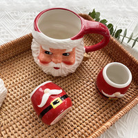 Tasse à café en céramique Cchristmasta tasses pour enfants ensembles de vaisselle fête nordique blanc céramique Sauce plat mignon lapin ensemble en céramique