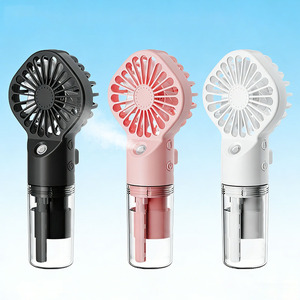 Ventilador de mano plegable con pulverizador para el cuello, superventas transfronterizo con cordón, aprobado - Product Image 5