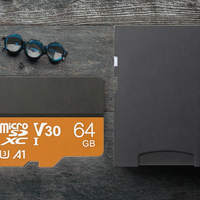 Carte UHS-I 64 Go - Vitesse de lecture jusqu'à 90 Mo/s - Vidéo 4K UHD - U3 A1 V30 - Compatible avec appareil photo/ordinateur portable/smartphone/tablette
