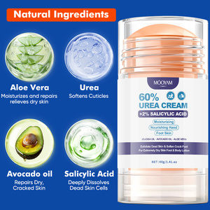 Crema per Piedi MOOYAM a Marchio Privato con 60% Urea + 2% Acido Salicilico, Lenisce Talloni Secchi, Screpolati e Irritati - Product Image 5