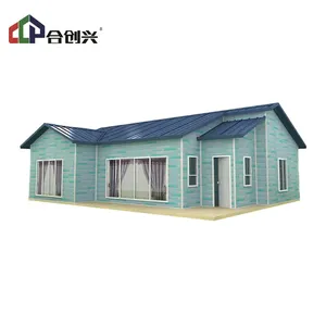 Panel wadah struktur baja rumah Prefab rumah vila mewah rumah rumah kontainer dapat diperluas rumah