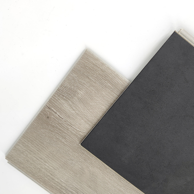 SPC Flooring With Waterproof and Fireproof Vinyl Floor Rigid Core  Coating Click Locking System