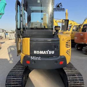 Mini pelle Komatsu PC55 d'occasion de haute qualité modèle japonais sur chenilles de 5,5 tonnes au meilleur prix avec moteur comme composant principal - Product Image 4