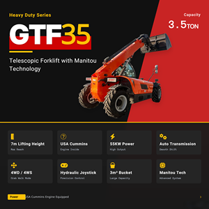 <span class=keywords><strong>Chariot</strong></span> télescopique <span class=keywords><strong>Manitou</strong></span> VMAX 3.5T : Moteur Cummins, élévation de 7 m, 4 roues motrices, crabe, <span class=keywords><strong>godet</strong></span> de 3 m³. - Product Image 3