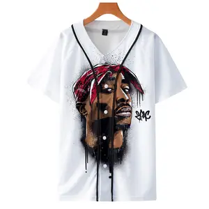 Men Women 3D Print T-shirt Short Sleeve O-Neck Baseball Shirt Hip Hop Swag Harajuku Streetwear Design Baseball Jersey