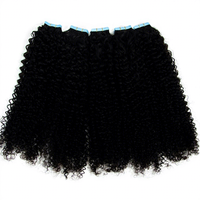 Extensions de cheveux naturels à bandes adhésives en gros, double épaisseur, vierges européennes Remy, cuticules alignées, base en PU, 40 pièces, 100g, fournisseur pour salons