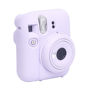 Grosir untuk FUJIFILM instax mini 12 casing pelindung kamera silikon lunak (ungu) - Product Image 5