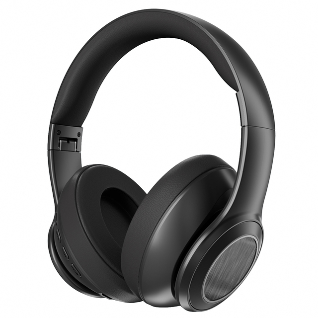 Factory Direct Low MOQ 400mAh Battery Life Anc Headset Bt Foldable Wireless  Headphones for Smart Phone
