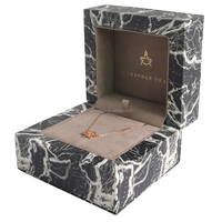 Personalizada de fábrica de MDF de madera de caja de cuero mapa Impresión de caja de regalo de embalaje