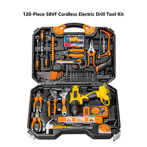 Taladro Inalámbrico Económico con Estuche, Versión Estándar de 58VF con Accesorios para Reparaciones Domésticas Diarias - Product Image 1