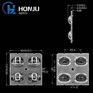HONJU T3M grado di <span class=keywords><strong>5050</strong></span> ad alta potenza lente a <span class=keywords><strong>LED</strong></span> per luci di strada Flood Outdoor stadio ottico modulo lampada con struttura Plano-convessa - Product Image 2