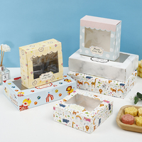 Boîte d'emballage personnalisée pour pâtisseries, idéale pour le chocolat, les puffs, les tartes aux œufs, les macarons, les boîtes cadeaux de biscuits
