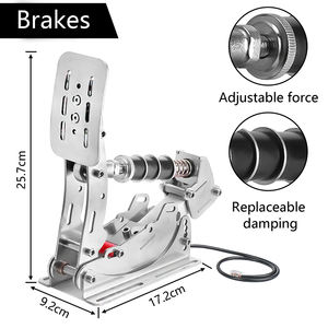 Simjack UT pedals SIM Racing pedals <span class=keywords><strong>PC</strong></span> จำลองการแข่งรถเซ็นเซอร์ความดัน<span class=keywords><strong>โหลด</strong></span>เซลล์เขาเหยียบไฮดรอลิก - Product Image 4