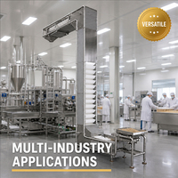 Godet d'élévateur Z avec structure en acier inoxydable, haute capacité pour matériaux en vrac, production continue, transmission par chaîne stable
