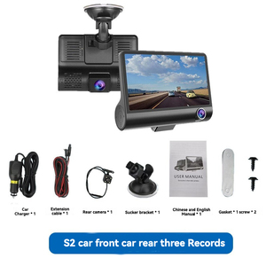 Nhà Máy Bán buôn HD Car DVR xách tay ống kính kép lái xe ghi âm với đảo ngược hình ảnh 1080P Độ Phân giải cho Audi mini xe - Product Image 6